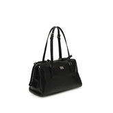 Dolce & Gabbana Black Calf Leather Bos Taurus Shoulder Bag